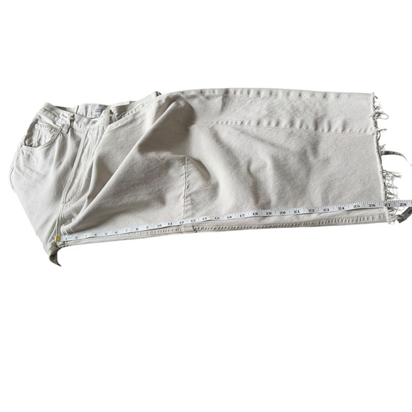 CITIZENS OF HUMANITY Horseshoe Jeans Gray Light Wash Distressed 28 Wide Leg - Picture 10 of 11